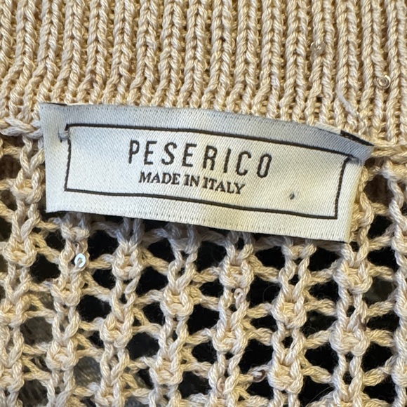 Peserico Open-Knit Sequin Midi Sweater Dress - Picture 9 of 9